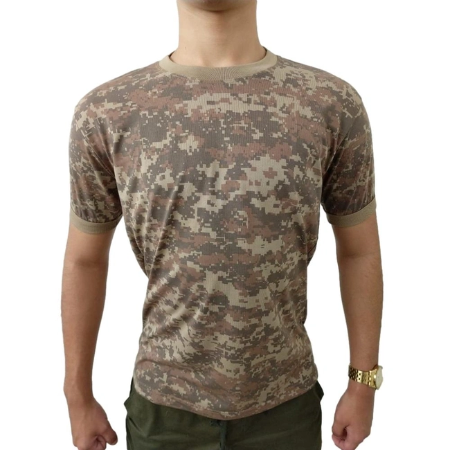 Camiseta Camuflada Digital Areia