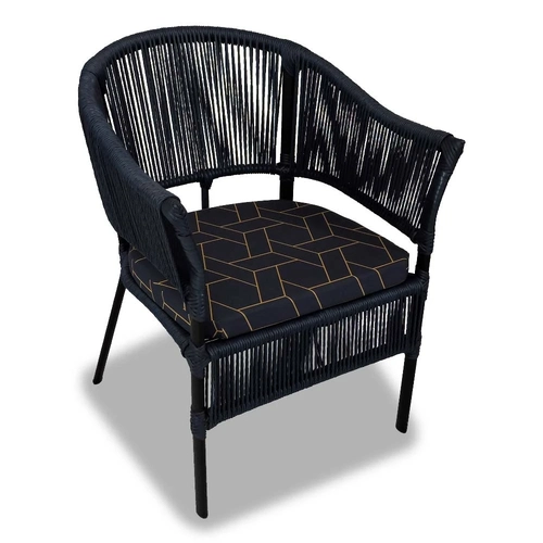 Poltrona de Corda Sintética e Alumínio Epóxi Curitiba