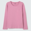 Blusa Manga Longa Básica Rosa Hering - Feminino