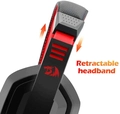 Fone de Ouvido Gamer Redragon Ares H120 Preto/Vermelho
