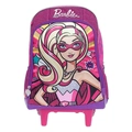 Mochila Escolar Infantil de Rodinha Barbie - Sestini