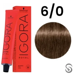 Schwarzkopf Igora Royal Coloração 6/0 Louro Escuro Natural 60ml