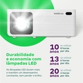 Projetor Intelbras Pfl5211 5200 Lumens Lcd Full Hd Wifi Bluetooth