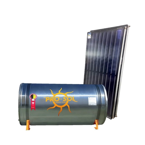 Kit Aquecimento Solar - 400 Litros - Baixa Pressão - Reservatório INOX 304L - PRO-SOL