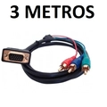 Cabo Vga Macho P/ Vídeo Componente 3m - Xc-vga-vc3-3m