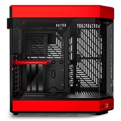 Gabinete Gamer Hyte Y60, mid Tower, 3x fans (3x120mm), Black/Red - CS-HYTE-Y60-BR