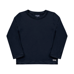 Camiseta Manga Longa Térmica Peluciada Marinho Fakini - Unissex