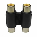 Adaptador Emenda Rca Dupla Femea (pct C/ 10 Peças) Ref. Le-5582