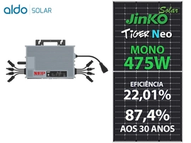 Gerador De Energia Solar Nep Micro Inversor Laje Solar Group Nep Microinversor Gf 5,70kwp Jinko Tiger Neo Mono 475w Nep 2kw 2mppt Mono