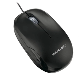 Mouse Multilaser Box Optico Com Fio Usb Preto - Mo255