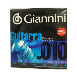 Encordamento Giannini Guitarra Geegst.10 Com 10 0.010