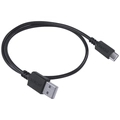 Cabo Usb a 2.0 Macho P/ Usb Tipo-c - Preto - 50 Cm - Puacp-05
