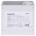 Fonte 600w Gamer Pcyes Shocker Full Modular 80 Plus White Ghost - Fm600wwg