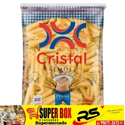Macarrão Cristal Semola Penne 500g
