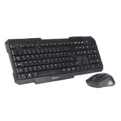 Kit Teclado e Mouse C3 Tech Wireless Preto - K-w10bk