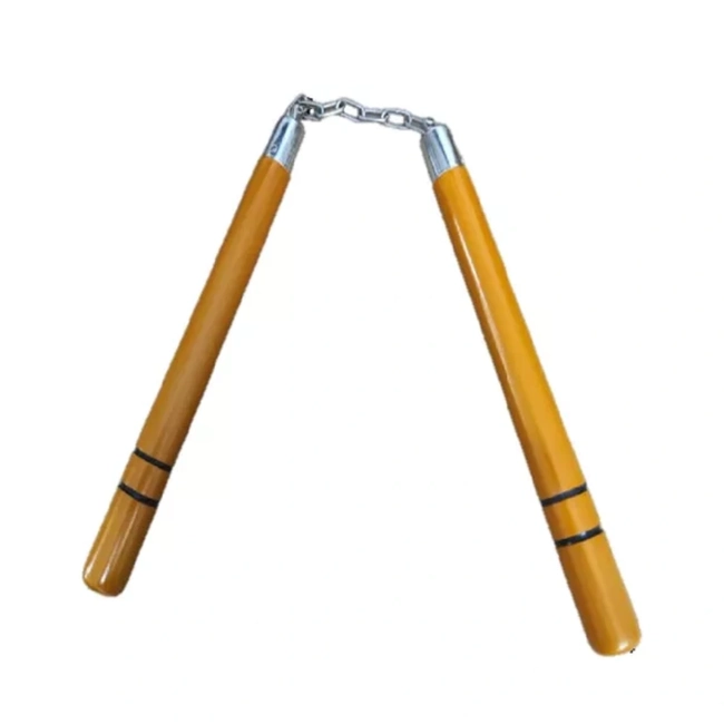 Nunchaku Com Rolamento Kung Fu Karatê - (Madeira)