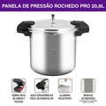 Panela De Pressão De Alta Capacidade Rochedo Pro 20l