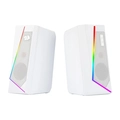 Caixa DE SOM Gamer Redragon Anvil Branco RGB - Gs520w