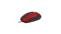 Mouse Com Fio Usb Mf400 1200dpi 3bot Slim Silencioso 180cm Vermelho Multilaser