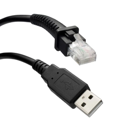 Cabo De Dados Pluscable Lb-50/100bk Para Leitor De Codigo De Barras