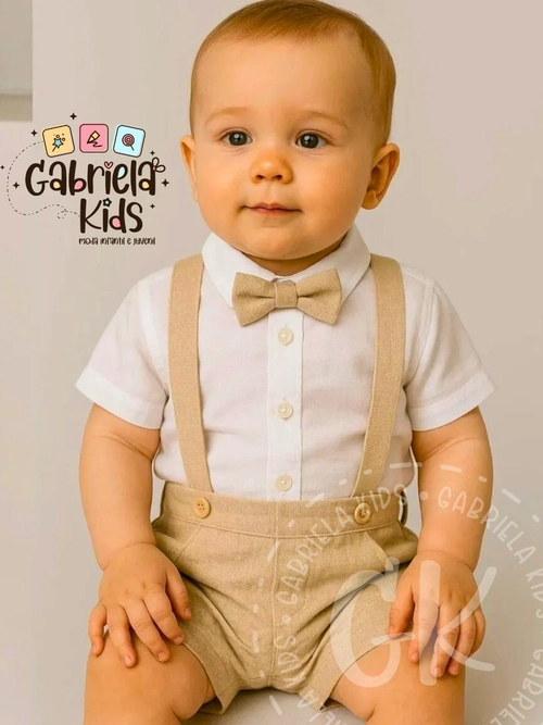 Conjunto Baby suspensório