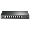 Switch Tp-link Smart Gigabit Poe de 8 Portas C/ 2 Slots Sfp Jetstream - Tl-sg2210p