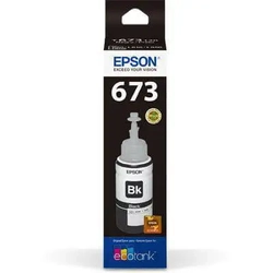 Refil De Tinta Original Epson T673120 Preto 70ml