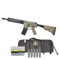 (Kit) Rifle FN Herstal M4 RIS S 4.5mm Licenciada + 5 Cilindros de CO2 + Case + Tripé - (Cybergun)