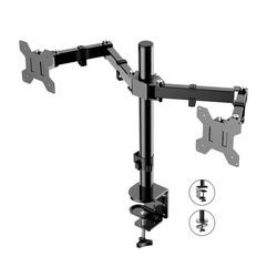 SUPORTE PARA 2 MONITORES ARTICULADO 14'' 32'' AQUARIO - SIM-3500