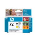 Cabeça De Impressão Hp 72 Preto Mate/amarelo Pluk - C9384a