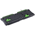 Teclado Gamer Vx Gaming Dragon V2 Abnt2 1.8m Preto Com Verde - Gt104