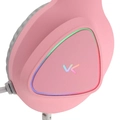 Fone de Ouvido Headset Gamer Chroma Usb 7.1 Rgb Rosa - Gh804