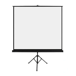 Tela de Projeção C/ Tripé 1,80x1,80m 97 Polegadas Retrátil - AC354