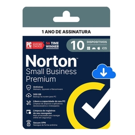 Norton Small Business Premium 500gb 10 Dispositivos 12 Meses Esd - 21460366