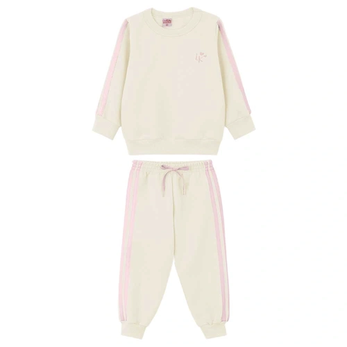 Conjunto Blusão e Calça Moletom Lik Kids - Feminino