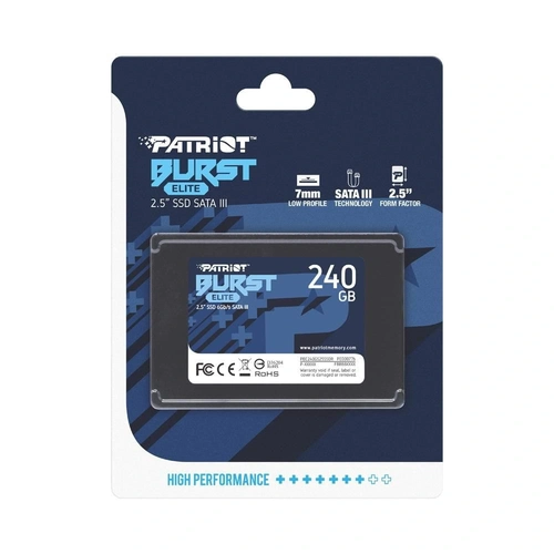 SSD 240GB Sata III Patriot Burst Elite - PBE240GS25SSDR