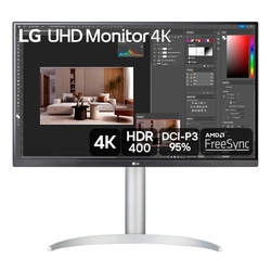 Monitor LG 27 Polegadas 5MS Ajuste De Altura IPS ULTRA HD - 27UP650-W