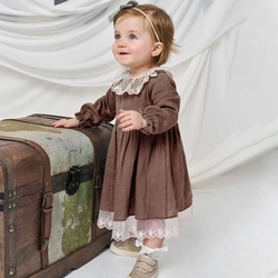 Vestido Manga Longa Tecido Gaze Pokotinha - Feminino