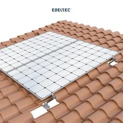 Estrutura P/ 2 Mod. Edeltec Solar Ceramico/colonial (s/ Perfil)
