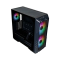 Gabinete Cooler Master Haf 500 Lateral Vidro Temperado - 2 Fans Argb 200mm Led Argb - Preto - H500-kgnn-s00