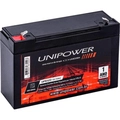 Bateria Estacionária Selada 6v 12ah Vrla Up6120 Unipower