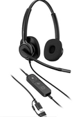 Headset Hp Poly Mission 425 Stereo Teams Usb-c/a C01b6aa#ac3