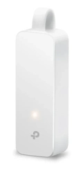 Adaptador de Rede Usb 3.0 Tipo c Para Ethernet Lan Rj45 Gigabit  Ue300c Tp-link - Cor Branco