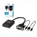 Conversor de VGA para HDMI Transmissor Preto EXBOM - CC-VHA30