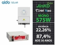 Gerador De Energia Solar Deye Hibrido Sem Estrutura Deye Gf 5,75kwp Jinko Tiger Neo Mono 575w Sun 5kw Hib 2mppt Bif 127/