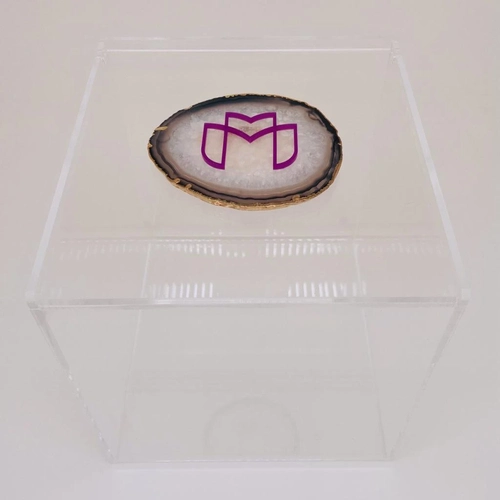 Caixa Seringas da Semana Ágata Natural - Logo inicial ou desenho