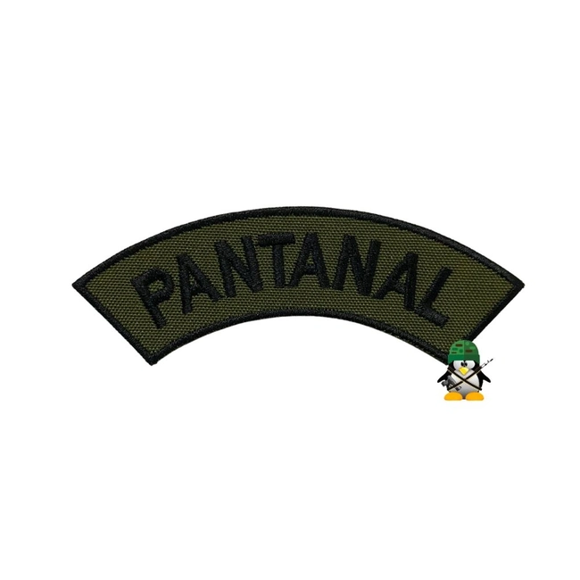 Distintivo Semicircular Bordado de Baixa Visibilidade - Manicaca (Pantanal)