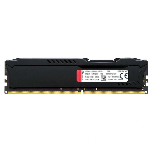 Memória DDR4 8GB 2666MHz Kingston HyperX Fury Black - HX426C16FB3/8
