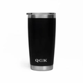 Copo Térmico Tumbler 20 OZ 591ml com Tampa - QGK (Preto)