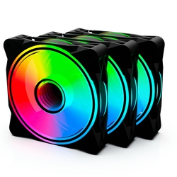 Kit Cooler Gabinete 120MM Onepower - Radiant X3 FN-701